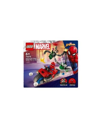 Lego Spiderman inseguimento sulla moto 76275