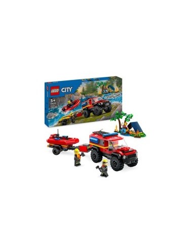 Lego City fuoristrada anticendio e gommone di salvataggio 60412