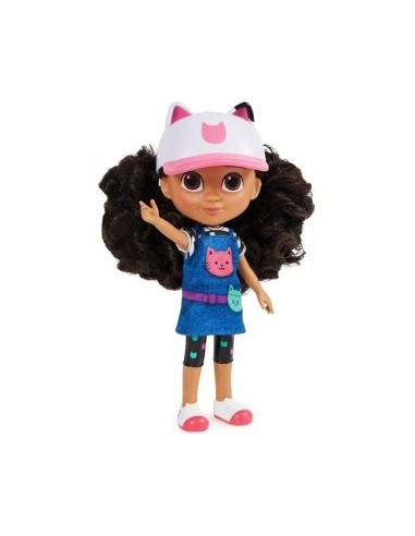 Gabby'S Dollhouse, bambola Gabby Girl 20 cm, dettagli realistici, personaggio Netflix, accessori inclusi