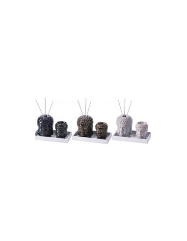 KIT DECORAZIONE 102603 BUDDHA ASSORTITO CON VASSOIO