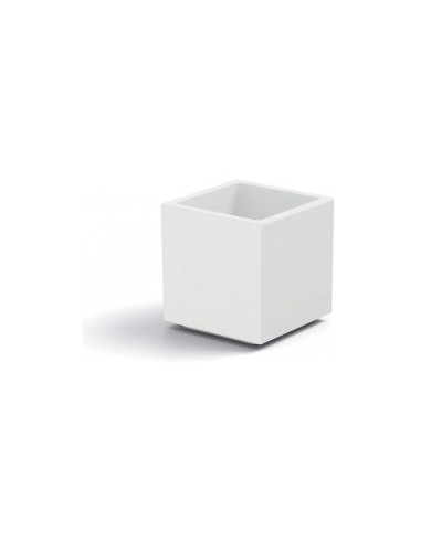 MATHERIA VASO CUBO 40CM BIANCO su TreG Ingrosso