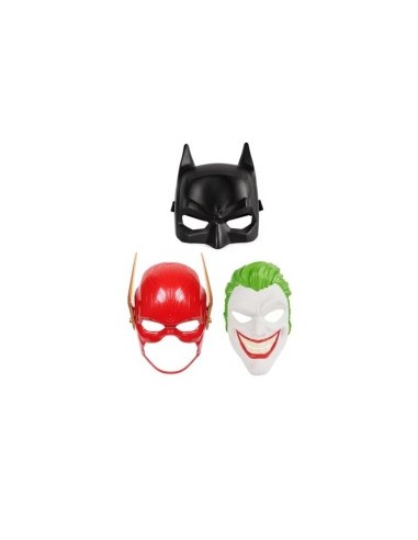 DC Comics Batman, Mezza Maschera per Volto in Plastica, per Bambini e Bambine dai 3 Anni in su