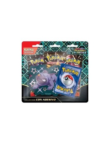 POKEMON COLLEZIONE CON ADESIVO DESTINO DI PALDEA