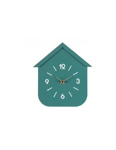 OROLOGIO PARETE 0182444 HOME VERDE CON PENDOLO 24X37,5CM