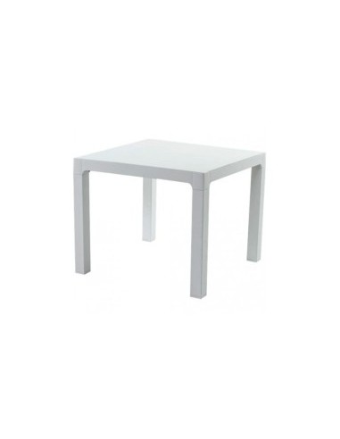 TAVOLO ARES IN PLASTICA 70X70X74 CM BIANCO ARETA su TreG Ingrosso