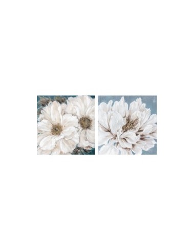 QUADRO TELA CU187320 FIORI 80X80CM ASSORTITO