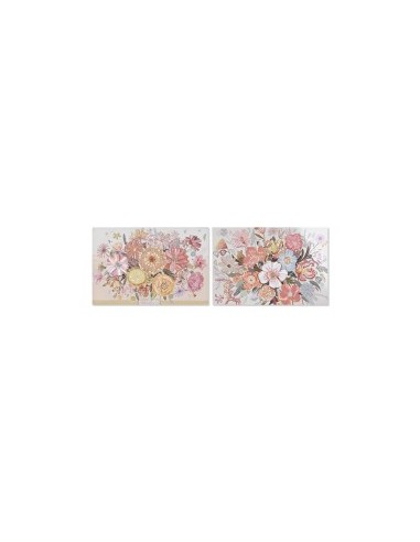 QUADRO TELA CU201587 FIORI 89X60CM ASSORTITO