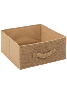 PORTAOGGETTI 202382 IUTA 31X31X15CM BEIGE