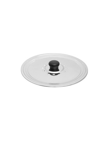 5five, Coperchio Inox D22/24/26, Acciaio Inox 18/8, Coperchio Universale, Utensile da Cucina