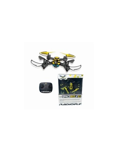 Radiofly Spacebee 21 - Drone Radiocomandato RC 2.4 GHz con 8 Funzioni e Carica USB