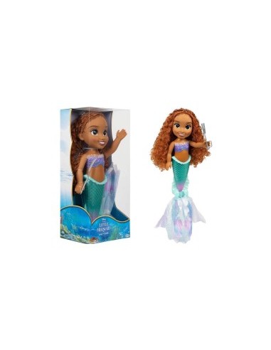 Little Mermaid Live Action Ariel Doll, Coda Iridescente Perlata, Pinne Scintillanti, Film La Sirenetta"