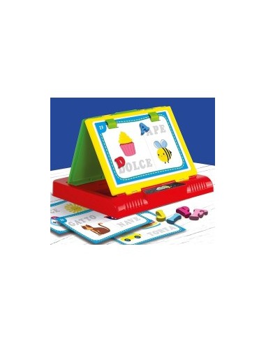 Carotina La Mia Lavagna Magnetica 3 in 1 - Scuola di Scrittura e Giochi Educativi