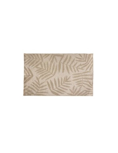 TAPPETO 178584C FOGLIE 170X120CM BEIGE