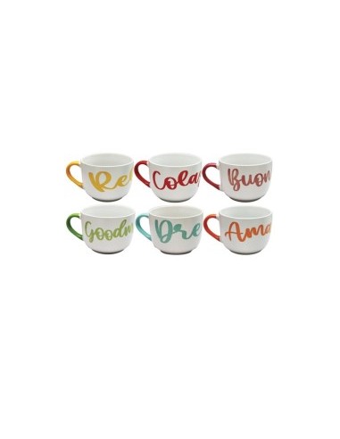 TAZZA COLAZIONE 25416 MATTINIERE DECORI ASSORTITI