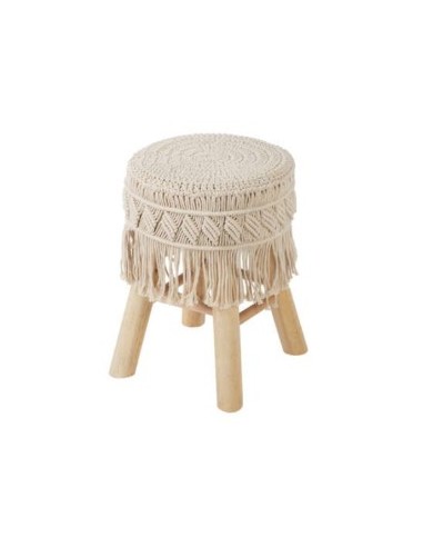 SGABELLO 157154 IRAM MACRAME'BEIGE