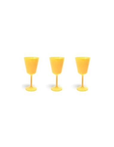 SET 3 CALICI 09733 GIALLO 280ML ELEGANT