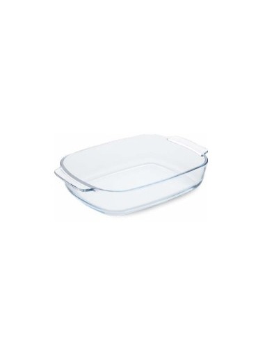 TEGLIA RETTANGOLARE 34X22,5CM 2MANICI BOROSILICATO