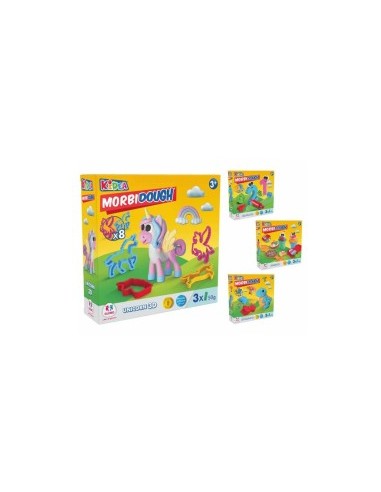 MORBIDOUGH 40717 CONF 3 TUBETTI CON FORME DINOSAURI