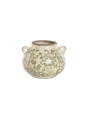 VASO LD213290 FOGLIE 21X20X16CM PORCELLANA