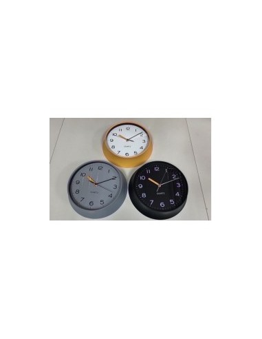 OROLOGIO PARETE 106370 PLASTICA 29,5CM ASSORTITO