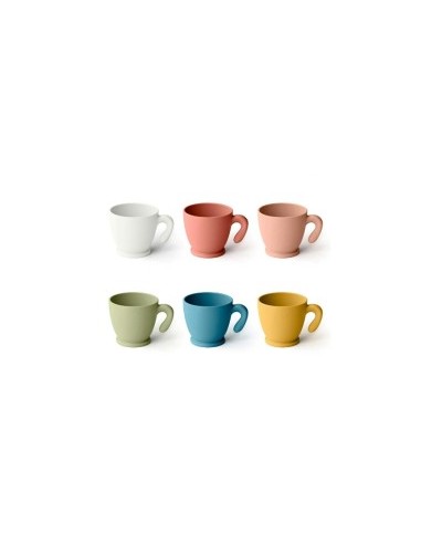 SET 6 TAZZINE CAFFE 21425552 80CC COLORI ASSORTITI