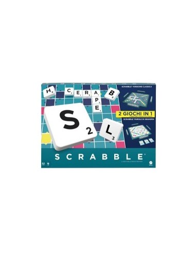 GIOCO HXW03 SCRABBLE 2IN1