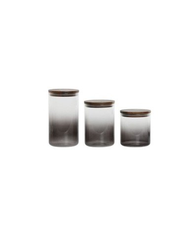 SET 3 BARATTOLI PC212551 BOROSILICATO 900ML/1,2LT/1,5LT