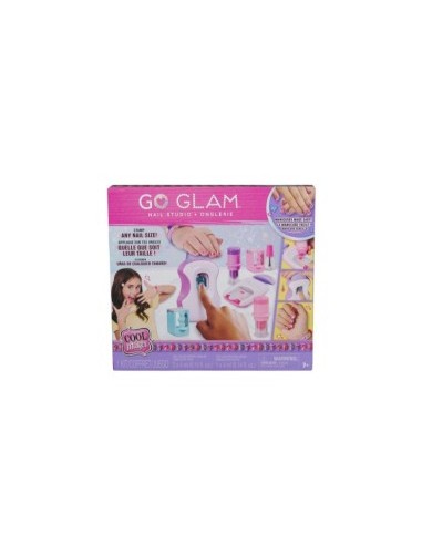 Cool Maker GO GLAM, Macchina Decora Unghie, Decora 200 Unghie con 4 Motivi, 2 Applicatori di Smalto e Maschera per Unghie, 7+