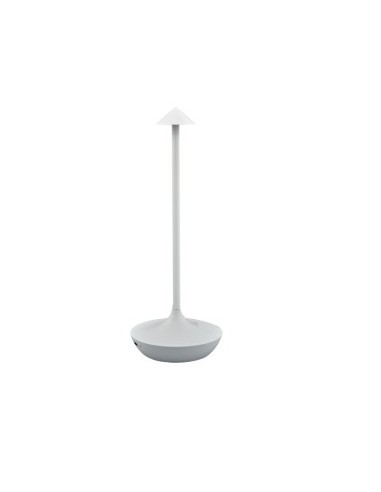 LAMPADA LED CANDELA BIANCA H29CM RICARICABILE