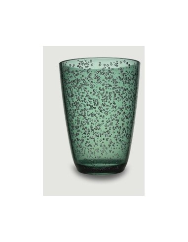 TUMBLER 80104 BUBBLES VERDE 8X11,5CM