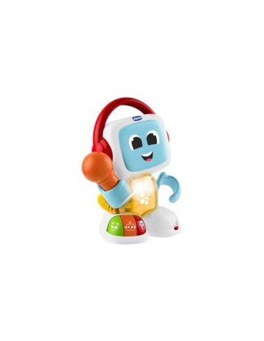 Robit Canta con Me, Gioco Musicale Elettronico, Microfono Reale, Effetti Vocale, 3-6 Anni, Chicco