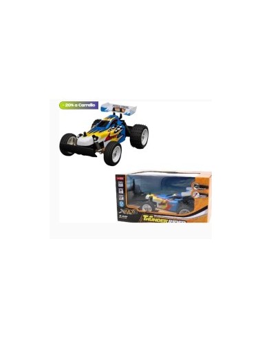 auto BUGGY scale 1:18 con RADIOCOMANDATO per bambini