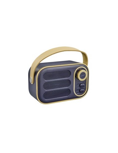 CASSA RETRO BLUETOOTH NERO