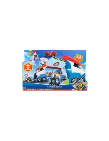 PAW Patroller Trasformabile con Lanciatore, Luci e Suoni - Include Ryder e Quad | Giocattolo per Bambini 3+ SPIN MASTER