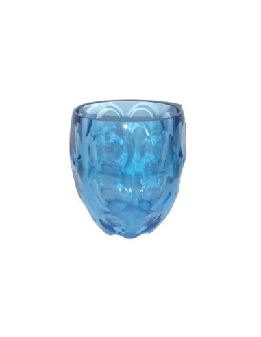 BICCHIERE BASSO 11055666 BUBBLES BLU