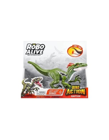 ROBO ALIVE ZUR7172 DINO RAPTOR VERSI E AZIONE