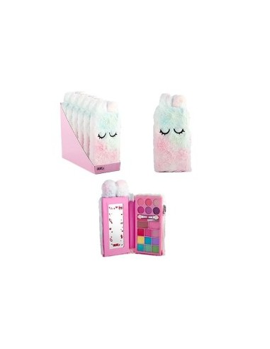 "Create It! Cofanetto Make Up Fluffy 84525 - Set di Trucco per Bambini con Specchio e Accessori, 19 Pezzi"