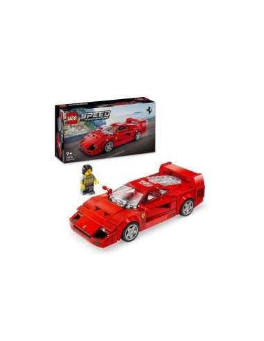 LEGO Speed Champions Ferrari F40 76934, Modellino Supercar da Costruire, Auto da Collezione, Minifigure Pilota