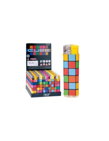 ACCENDINO ELETTRONICO CUBE COLORI ASSORTITI