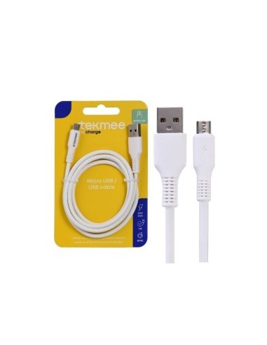 Tekmee Cavo di ricarica USB da Tipo A a Micro USB 1 metro 2A