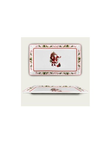 VASSOIO 58148 BABBO NATALE 34X20CM