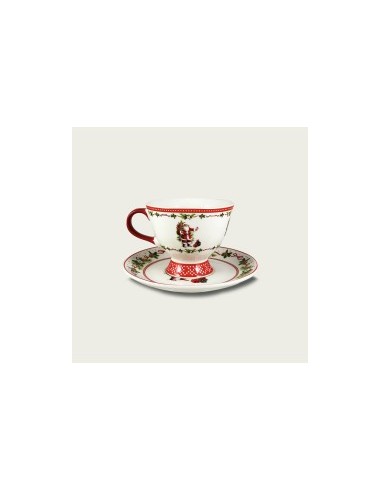 TAZZA THE 58156 CON PIATTO BABBO NATALE