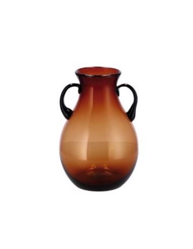 VASO 109081 NIHAD VETRO AMBRA 21X31CM