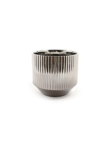 VASO 22855 CERAMICA ARGENTO 22X20CM