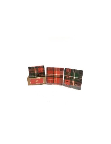 Confezione da 20 Tovaglioli Tartans 33x33cm Assortiti - Eleganza e Stile per le Tue Tavole