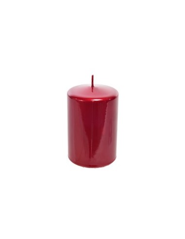 CANDELA 51540 PILLAR GLASS ROSSA 12X8CM