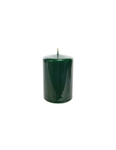 CANDELA 51748 PILLAR GLASS VERDE 12X8CM