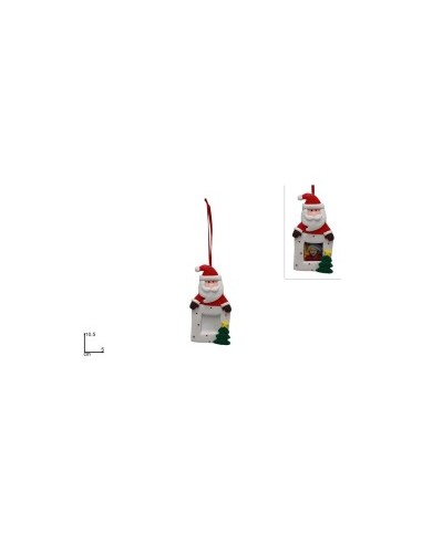 PENDENTE 272627 BABBO NATALE CON CORNICE