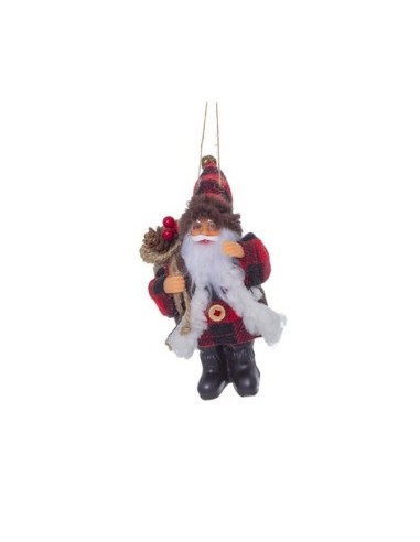 PENDENTE 128437K BABBO NATALE 8X6X13CM