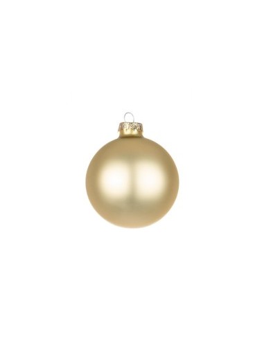 Sfera di Natale in Vetro Opaco 8cm, La Magia di Natale per Decorazioni Festive